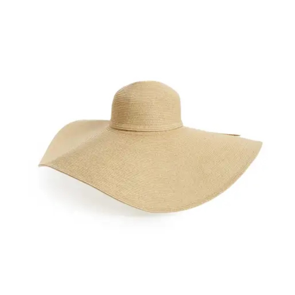San Diego Hat Company Tan Wide Brimmed Sun Hat Ultrabraid XL Brim Straw Sun Hat